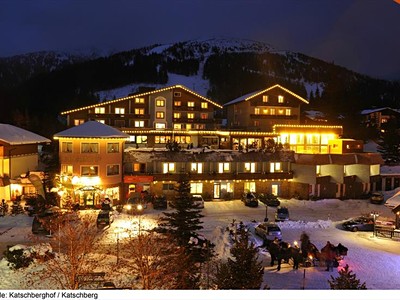 Hotel Katschberghof v Katschbergu Prosinec-100 m od lanovky